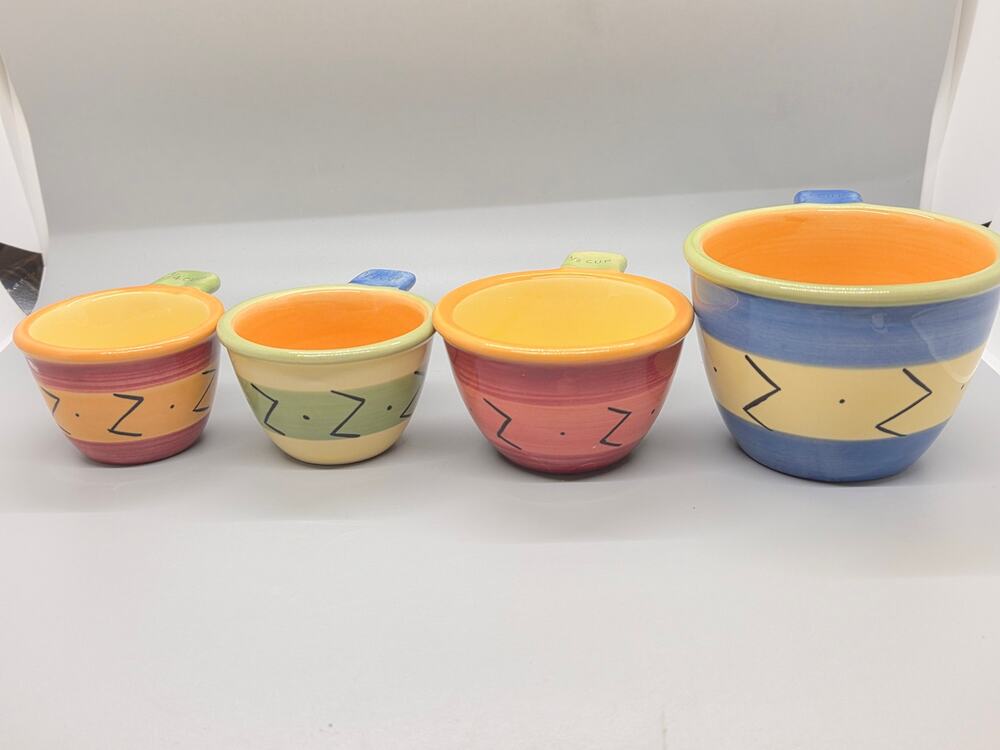 VTG Pistoulet by Pfaltzgraff Measuring Cup Set (1 Cup,1/2 Cup,1/3 Cup,1/4 Cup)